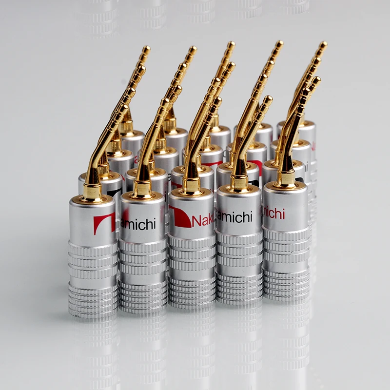 8PCS 2mm Banana Plug Nakamichi Gold Plated Speaker Cable Pin Angel Wire Screws Lock Connector For Musical HiFi Audio
8PCS 2mm Banana Plug Nakamichi Gold Plated Speaker Cable Pin Angel Wire Screws Lock Connector For Musical HiFi Audio