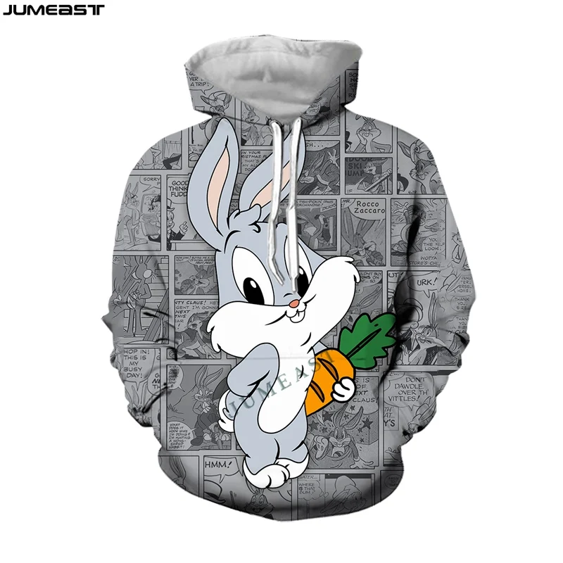 Jumeast Men Women 3D Sweatshirt Oversized Male Female Coat Cartoon Anime Bugs Bunny Long Sleeve Cap Hoody Sport Pullover Hoodies
Jumeast Men Women 3D Sweatshirt Oversized Male Female Coat Cartoon Anime Bugs Bunny Long Sleeve Cap Hoody Sport Pullover Hoodies