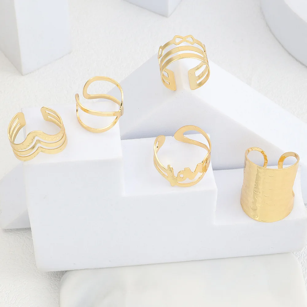 4pcs/sets Bohemia Wave Gold Color Joint Ring Sets for Women Charms Hollow Geometric Simple Ring Sets Party Jewely Accessories
4pcs/sets Bohemia Wave Gold Color Joint Ring Sets for Women Charms Hollow Geometric Simple Ring Sets Party Jewely Accessories