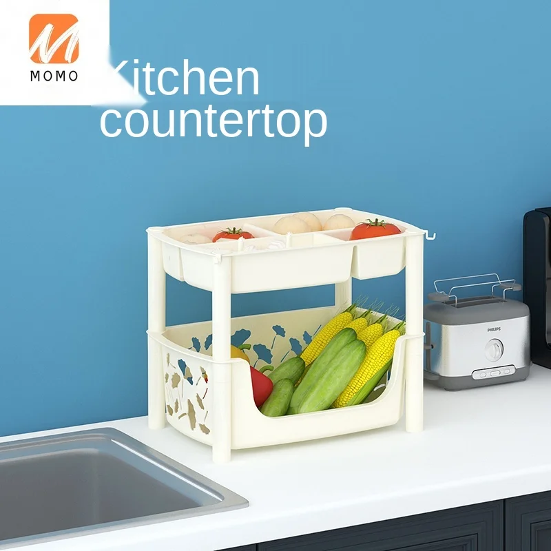 Kitchen Vegetable Rack Floor Storage Rack Multi-Functional Fruit Multi-Layer Storage Basket StorageHousehold Complete Collection 
Kitchen Vegetable Rack Floor Storage Rack Multi-Functional Fruit Multi-Layer Storage Basket StorageHousehold Complete Collection