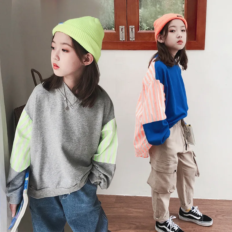 Big Girls Sweatshirt Tops Children T Shirt Autumn Spring Blouses School Fashion Hoodies Kids Girl Sweatshirts Clothes Tee 2020
Big Girls Sweatshirt Tops Children T Shirt Autumn Spring Blouses School Fashion Hoodies Kids Girl Sweatshirts Clothes Tee 2020