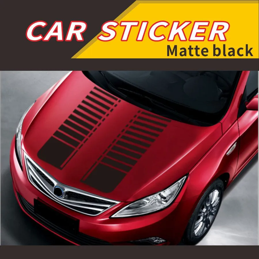 2Pcs Set Matte Car Stickers Hood Bonnet Gradient Stripe Styling Graphic Vinyl For Car SUV accessories
2Pcs Set Matte Car Stickers Hood Bonnet Gradient Stripe Styling Graphic Vinyl For Car SUV accessories
