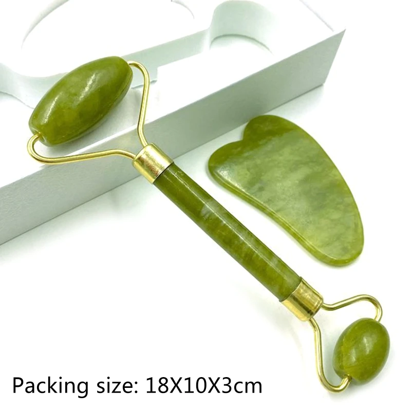Nature Beauty Facial Jade Roller Skin Care Face Thin Massager+Body Neck Anti-Ageing Therapy Gua Sha Board Set
Nature Beauty Facial Jade Roller Skin Care Face Thin Massager+Body Neck Anti-Ageing Therapy Gua Sha Board Set