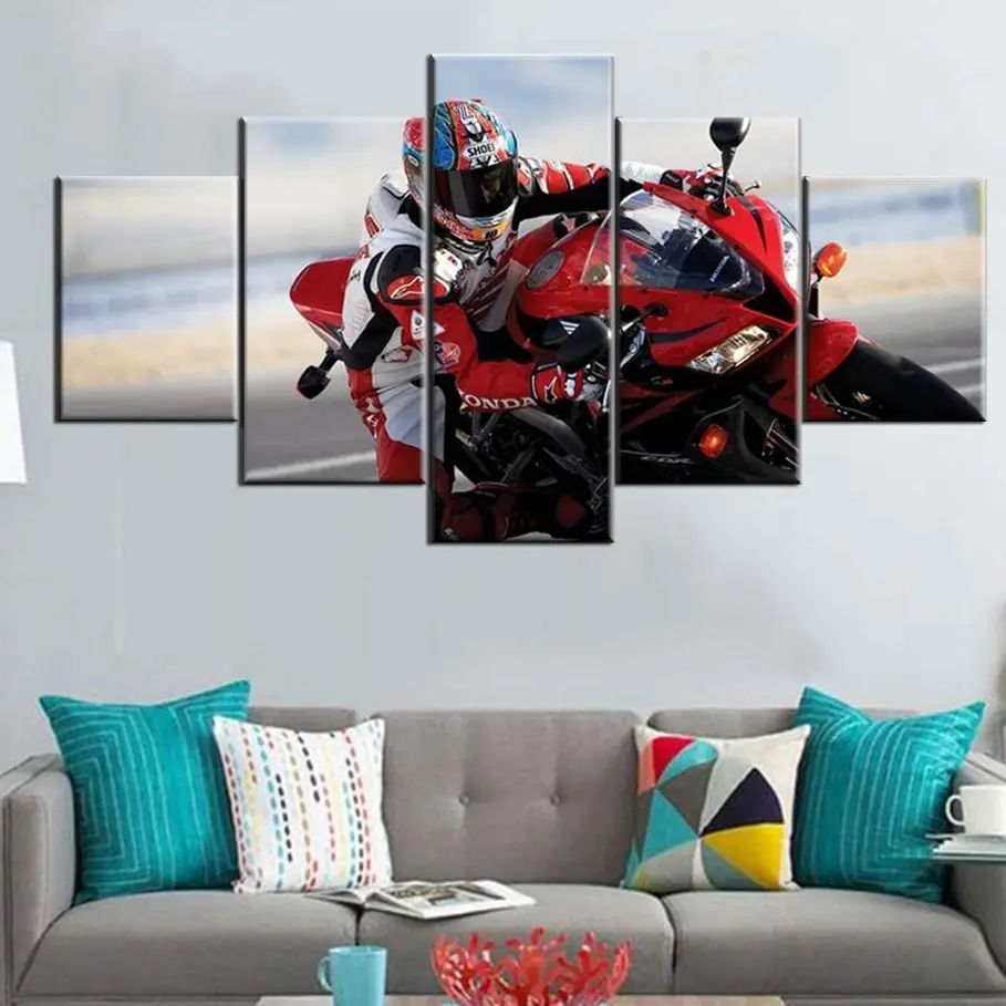 No Framed 5 Pieces Motocross Racer Motorcycle Off-road Wall Art Canvas Posters Pictures Paintings Home Decor for Living Room
No Framed 5 Pieces Motocross Racer Motorcycle Off-road Wall Art Canvas Posters Pictures Paintings Home Decor for Living Room