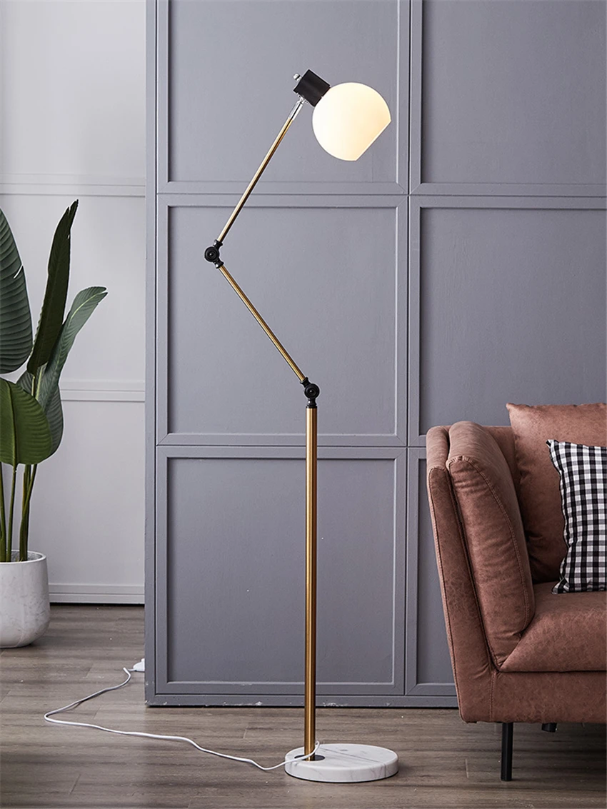 Nordic Glass Ball Rocker Floor Lamps Loft Living Room Adjustable Ground Lamp Bedroom Led Table Standing Floor Lights Lighting
Nordic Glass Ball Rocker Floor Lamps Loft Living Room Adjustable Ground Lamp Bedroom Led Table Standing Floor Lights Lighting