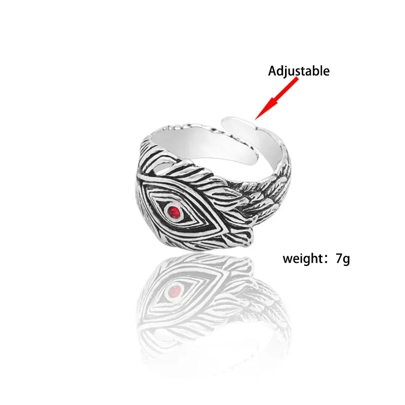 Punk Retro Wings Wisdom Eyes Men's Ring Personality Men And Women Metal Nightclub Ring Opening Adjustable Jewelry Gifts
Punk Retro Wings Wisdom Eyes Men's Ring Personality Men And Women Metal Nightclub Ring Opening Adjustable Jewelry Gifts