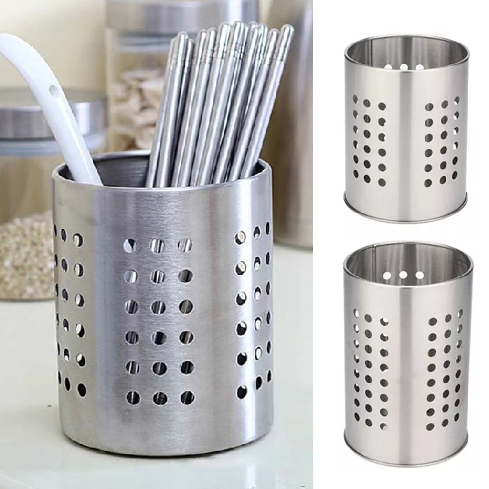 410 Stainless Steel Cutlery Holder Drainer Storage Silver Hollow Out Spoon Chopsticks Organizer Rack S L
410 Stainless Steel Cutlery Holder Drainer Storage Silver Hollow Out Spoon Chopsticks Organizer Rack S L