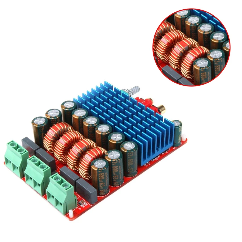 Hifi Tas5630 Digital Power Amplifier Board 2X300W 2.0 Channel Stereo Audio Class D Amplifier Dc 25-50V
Hifi Tas5630 Digital Power Amplifier Board 2X300W 2.0 Channel Stereo Audio Class D Amplifier Dc 25-50V