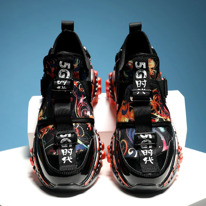 Personality Trend Mechanical Design Sport Shoes Gear Thick Bottom Running Shoes for Men Breathables Walking Sneakers Zapatillas
Personality Trend Mechanical Design Sport Shoes Gear Thick Bottom Running Shoes for Men Breathables Walking Sneakers Zapatillas