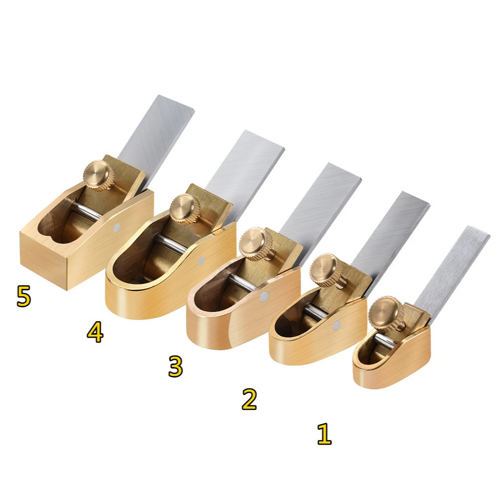 5 Piece Woodworking Plane Cutter Set Curved Sole Metal Copper Luthier Tool Violin Viola Cello Wooden Instrument
5 Piece Woodworking Plane Cutter Set Curved Sole Metal Copper Luthier Tool Violin Viola Cello Wooden Instrument