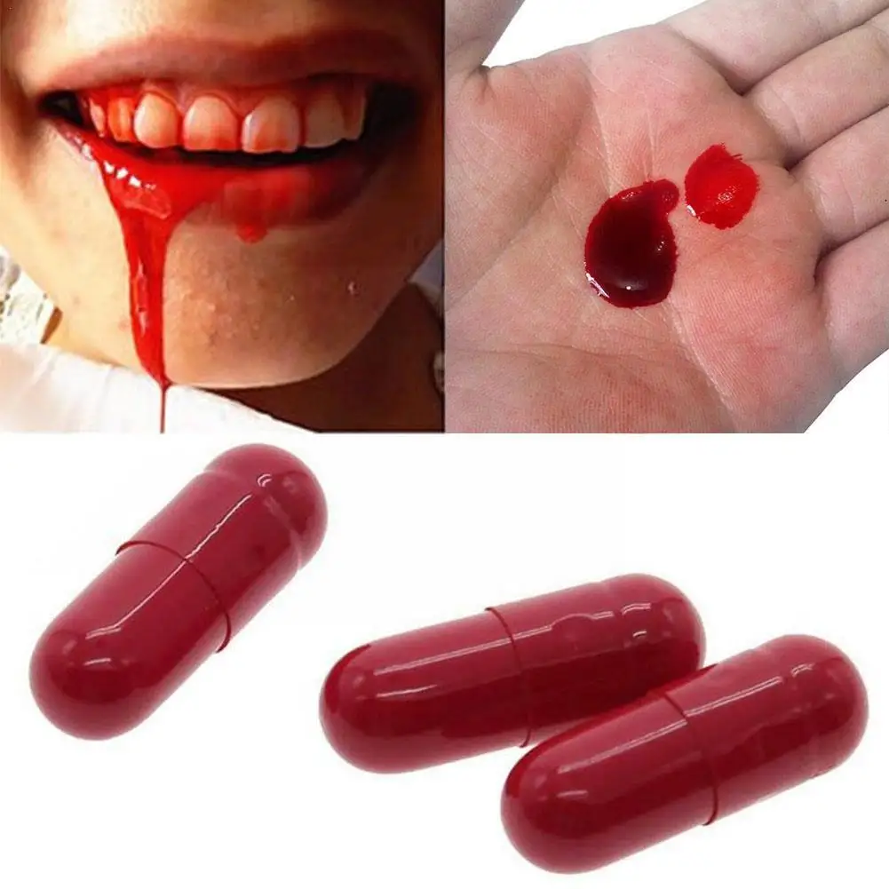 10pcs/set Funny Blood Trick Toys Blood Capsule Halloween Practical Props Whimsy April Children Joke Day Adults Toys Fool's Q2l5
10pcs/set Funny Blood Trick Toys Blood Capsule Halloween Practical Props Whimsy April Children Joke Day Adults Toys Fool's Q2l5