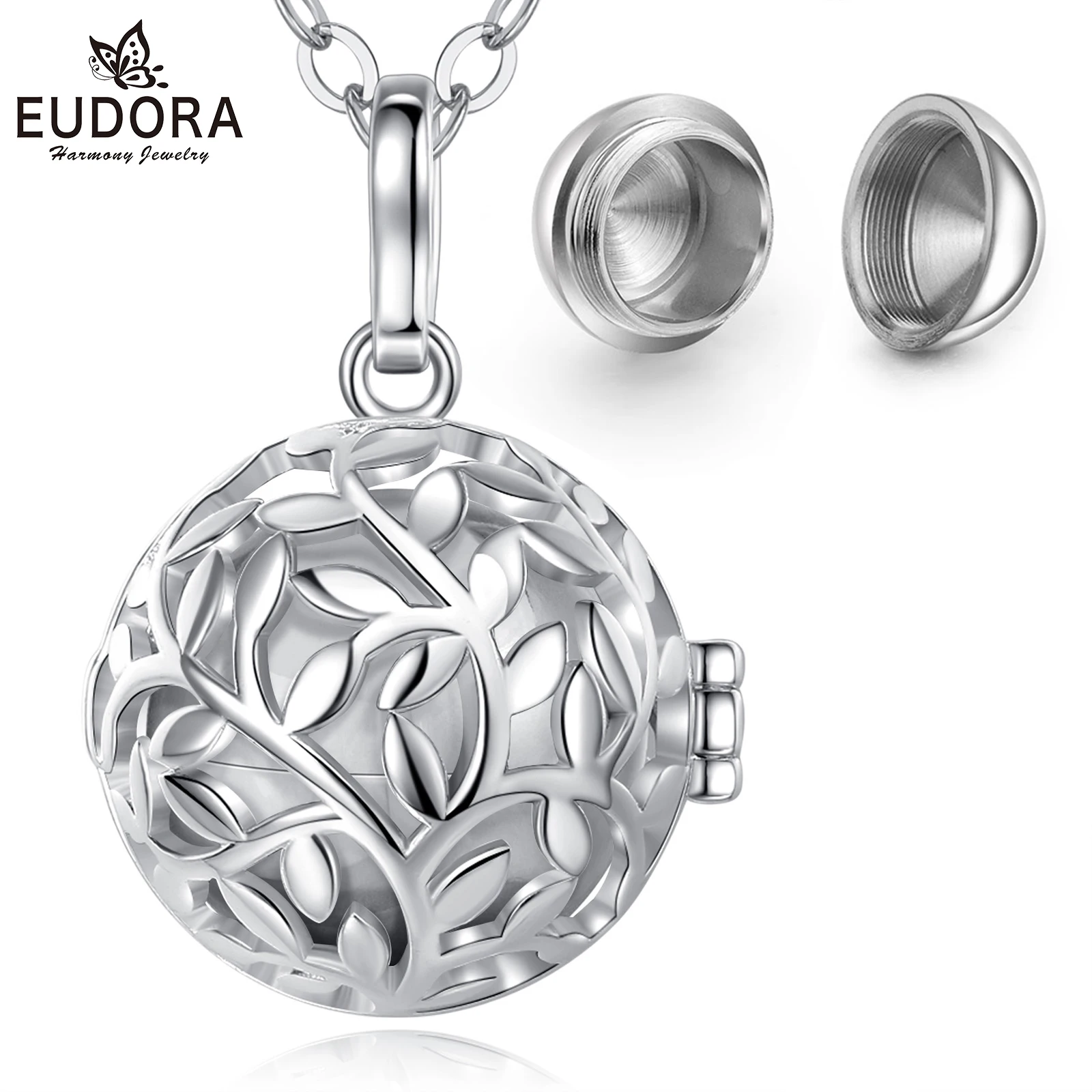 EUDORA Urn Cremation Pendant 18mm Olive Leaf Cage Locket Ash Holder Keepsake Capsule Necklace Hollow Ball DIY Jewelr k332n14
EUDORA Urn Cremation Pendant 18mm Olive Leaf Cage Locket Ash Holder Keepsake Capsule Necklace Hollow Ball DIY Jewelr k332n14