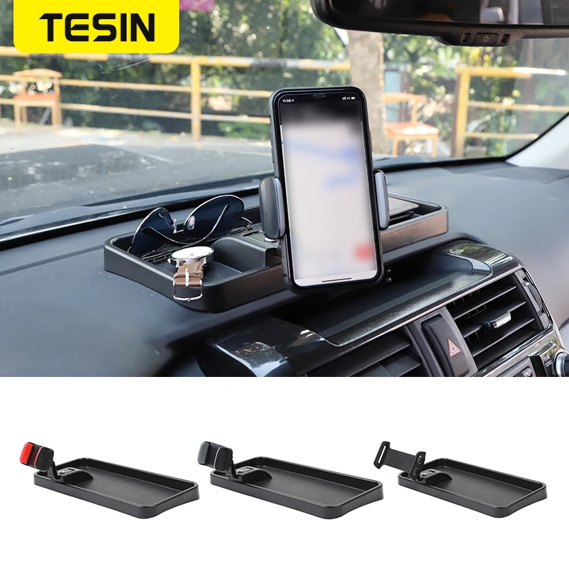 TESIN GPS Stand for Toyota 4Runner 2010+ Car Center Console IPad Mobile Phone Holder Accessories for Toyota 4Runner 2010+
TESIN GPS Stand for Toyota 4Runner 2010+ Car Center Console IPad Mobile Phone Holder Accessories for Toyota 4Runner 2010+