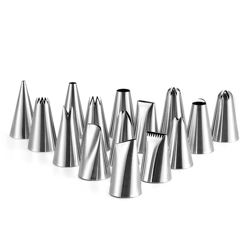 16pcs Nozzle Tips Icing Piping Cream Stainless Steel DIY Cake Decorating Tools Pastry Bag Nozzle Kitchen Bakery Tools muffin
16pcs Nozzle Tips Icing Piping Cream Stainless Steel DIY Cake Decorating Tools Pastry Bag Nozzle Kitchen Bakery Tools muffin