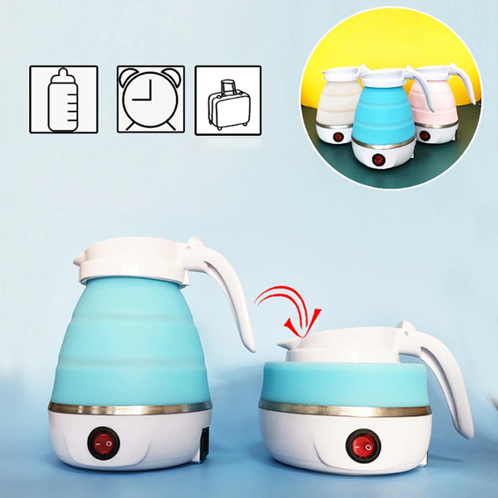 600W Silicone Portable Boiling Water Teapot Foldable Electric Kettle Travel Home Kettle Foldable Electric Kettle Kitchen Gadget
600W Silicone Portable Boiling Water Teapot Foldable Electric Kettle Travel Home Kettle Foldable Electric Kettle Kitchen Gadget
