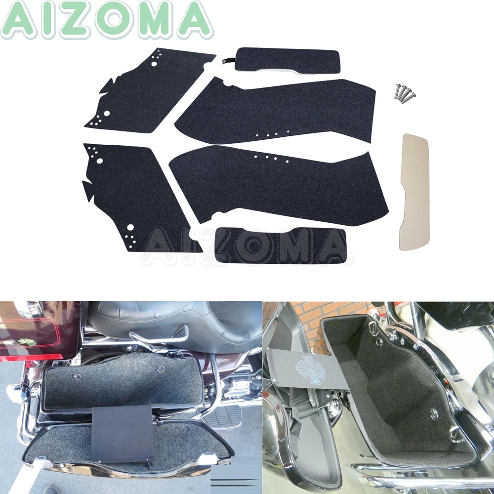 Motorcycle Rear Saddlebag Hard Carpet Liners Protection Kit For Harley Models 1986-2013 Softail Dyna Touring Electra Glide FLHT 
Motorcycle Rear Saddlebag Hard Carpet Liners Protection Kit For Harley Models 1986-2013 Softail Dyna Touring Electra Glide FLHT
