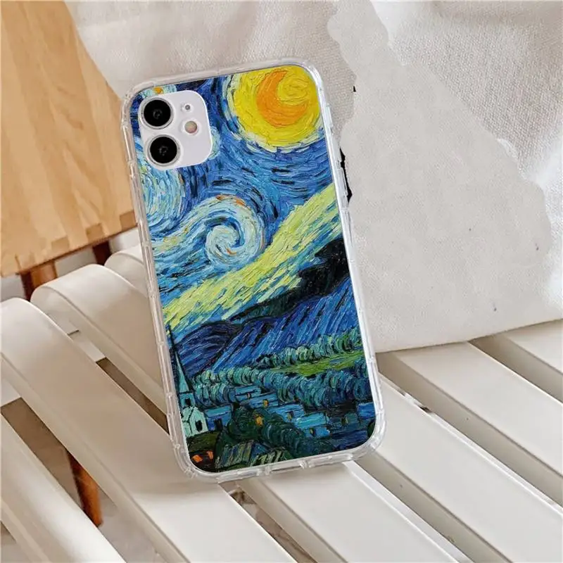 Painting David Van Gogh Phone Case Transparent for iPhone 11 12 mini pro XS MAX 8 7 6 6S Plus X 5S SE 2020 XR
Painting David Van Gogh Phone Case Transparent for iPhone 11 12 mini pro XS MAX 8 7 6 6S Plus X 5S SE 2020 XR