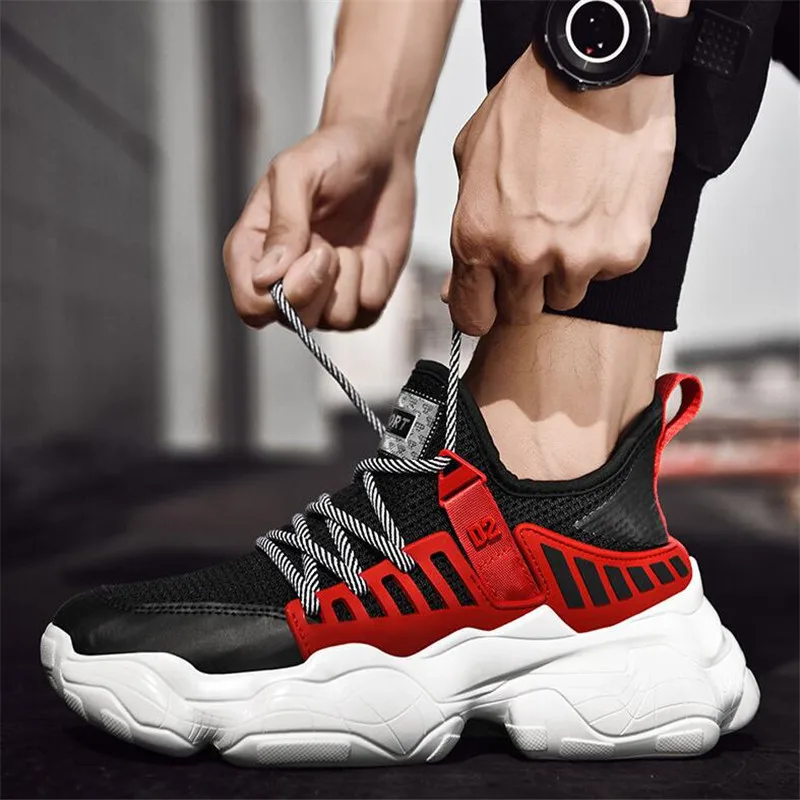 2021 Men's Running Sock Shoes Breathable Air Mesh Male Sneakers Increase High Top Man Outdoor Athletic Footwear Gym Fitness Shoe
2021 Men's Running Sock Shoes Breathable Air Mesh Male Sneakers Increase High Top Man Outdoor Athletic Footwear Gym Fitness Shoe
