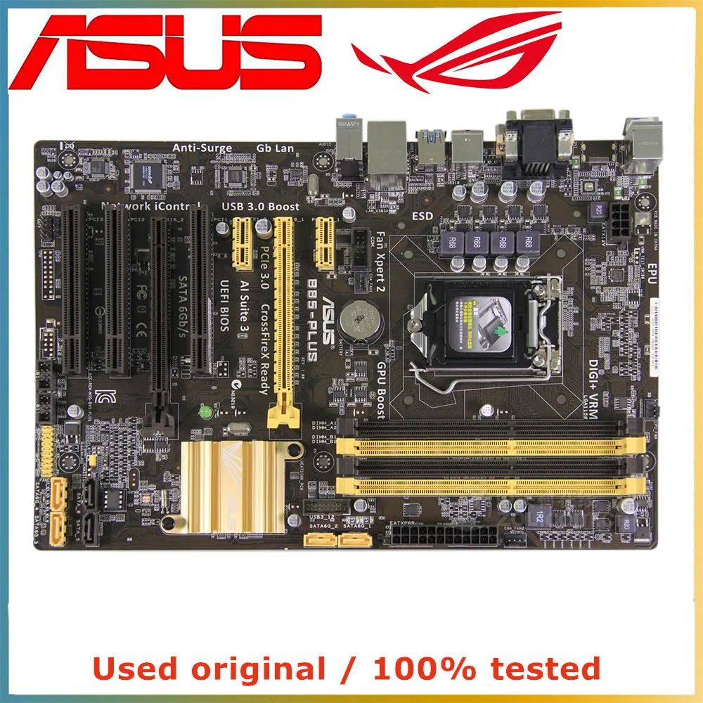 Для процессора Intel B85 LGA 1150 для материнской платы ASUS компьютерная розетка LGA1150 DDR3