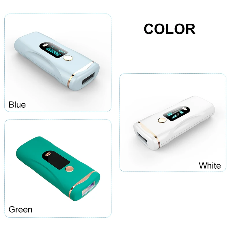 9 Levels 990,000 Flashes IPL Laser Hair Removal Epilator Permanent LCD Display Electric Painless Safe Hair Removal Machine
9 Levels 990,000 Flashes IPL Laser Hair Removal Epilator Permanent LCD Display Electric Painless Safe Hair Removal Machine