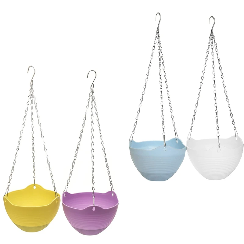 New 4PCS Hanging Planters Multicolor Indoor Outdoor Planting or Storage Garden Planters for Plants,Flower Pot Container
New 4PCS Hanging Planters Multicolor Indoor Outdoor Planting or Storage Garden Planters for Plants,Flower Pot Container