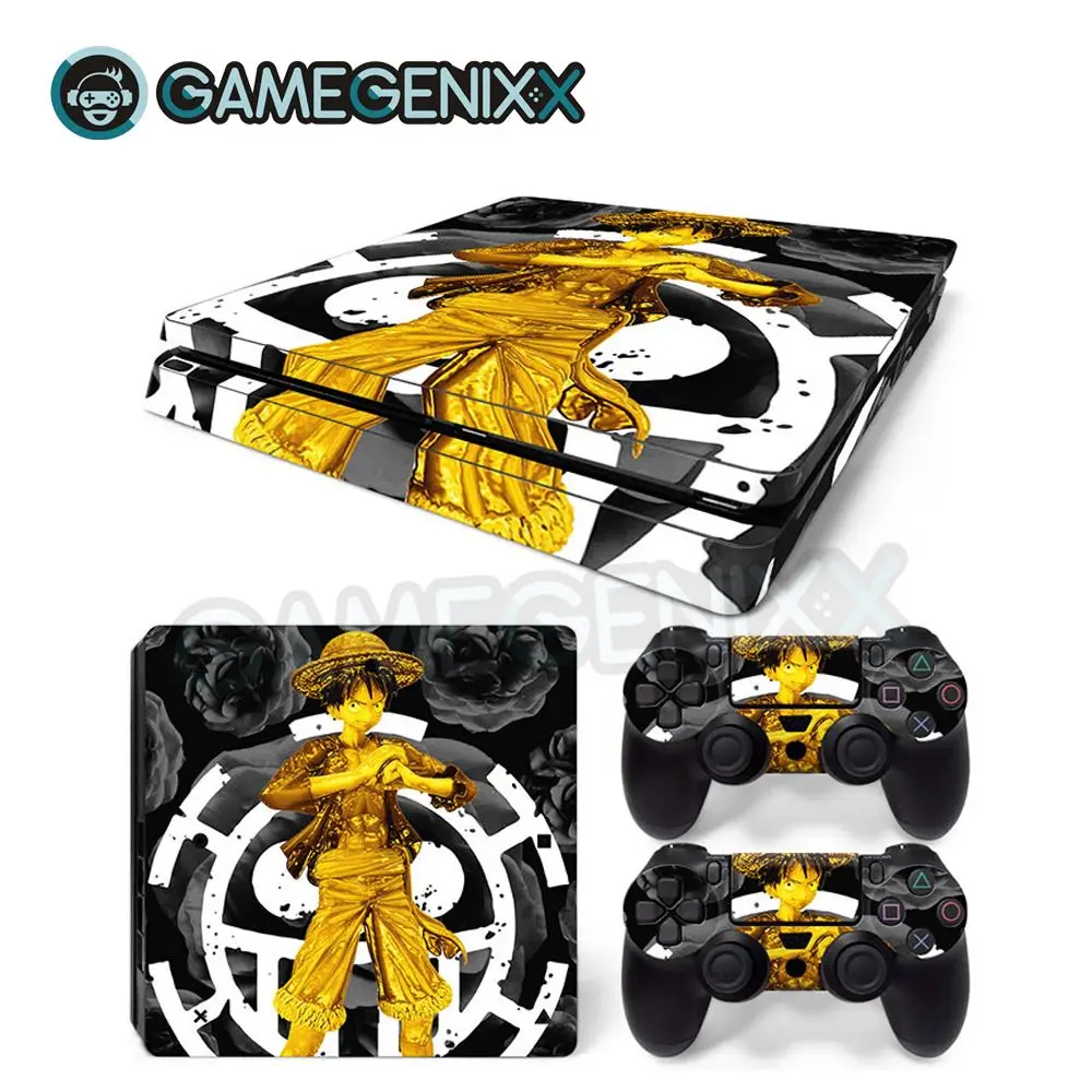 Наклейка на кожу GAMEGENIXX Виниловая наклейка для PS4 Slim Console и 2 контроллера-одна штука
