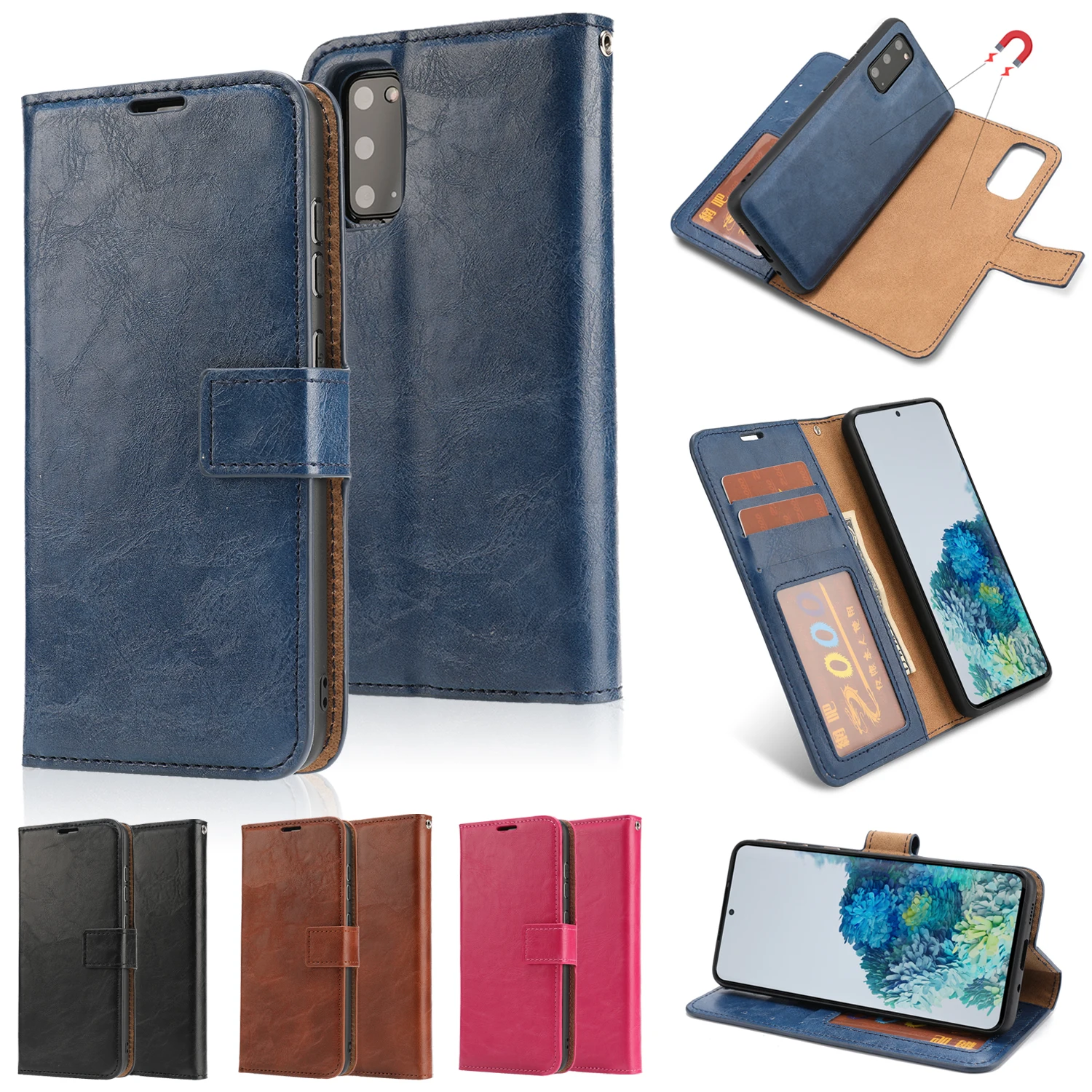 Detachable Wallet Phone Case for Samsung Galaxy S21 Plus Note 20 Ulra S20 S10 S9 Leather Full Cover Luxury Magnetic Split Coque
Detachable Wallet Phone Case for Samsung Galaxy S21 Plus Note 20 Ulra S20 S10 S9 Leather Full Cover Luxury Magnetic Split Coque