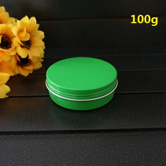 100g 100ml Green Empty Round 82*29mm Aluminum Box Metal Tin Cans Refillable Cream Container DIY Cosmetic Jar Tea Aluminum Pot
100g 100ml Green Empty Round 82*29mm Aluminum Box Metal Tin Cans Refillable Cream Container DIY Cosmetic Jar Tea Aluminum Pot