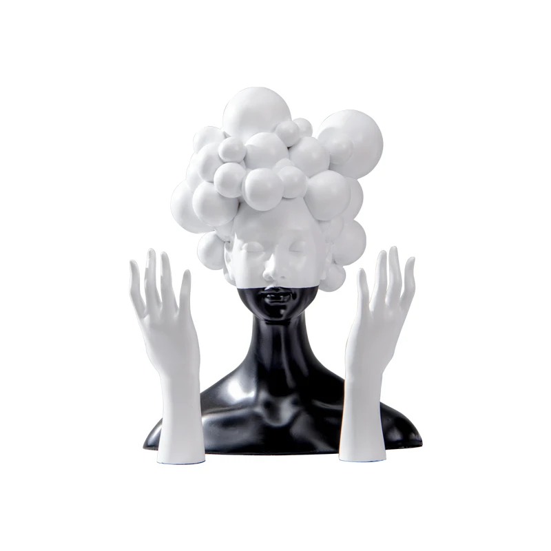 Modern Light Luxury Mysterious Character Sculpture Artwork 
Modern Light Luxury Mysterious Character Sculpture Artwork