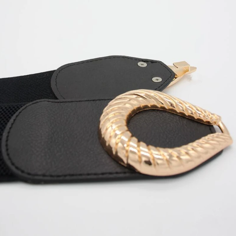 new fashion Women Waist Belt Luxury buckle Wide Waist Elastic Stretch Belt Women Cinch Waistband Dress Coat Clothing Accessories
new fashion Women Waist Belt Luxury buckle Wide Waist Elastic Stretch Belt Women Cinch Waistband Dress Coat Clothing Accessories