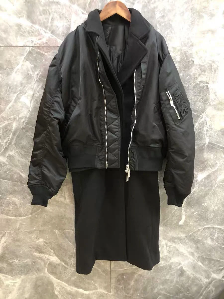 Spring High 2021 Quality Women Casual Patchwork Long Outerwear Female Luxury Jacket Coat 2 Color Tutu
Spring High 2021 Quality Women Casual Patchwork Long Outerwear Female Luxury Jacket Coat 2 Color Tutu