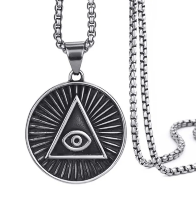 Retro Simple Ancient Egypt Eye of Horus Striped Round Pendant Necklace Charm Men's Punk Rock Party Jewelry 
Retro Simple Ancient Egypt Eye of Horus Striped Round Pendant Necklace Charm Men's Punk Rock Party Jewelry