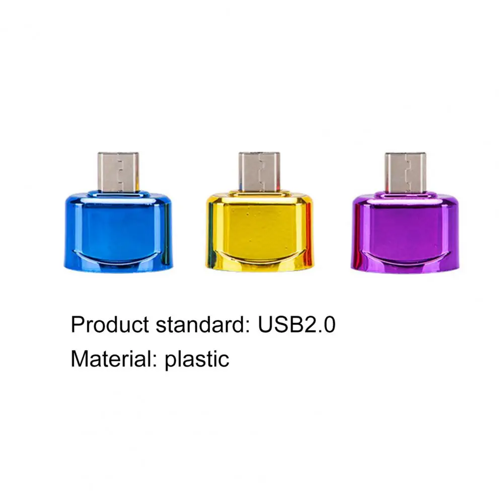 Newst 2Pcs Cool Color Charger Adapter Charging Data Transmission Mini Micro-USB to USB Female Converter for Mobile Phone
Newst 2Pcs Cool Color Charger Adapter Charging Data Transmission Mini Micro-USB to USB Female Converter for Mobile Phone