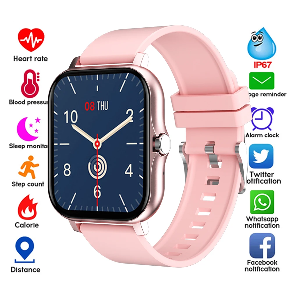 2021 Smart Watch Women Bluetooth Call Heart Rate Fitness Tracker Waterproof Sports Smartwatch Watches For Man Android IOS Clock
2021 Smart Watch Women Bluetooth Call Heart Rate Fitness Tracker Waterproof Sports Smartwatch Watches For Man Android IOS Clock