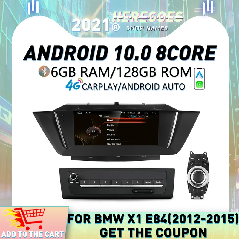Carplay 9 "DSP Android 10 0 Автомобильный мультимедийный видео плеер для BMW X1 E84 2009 2013 4G 64 Гб