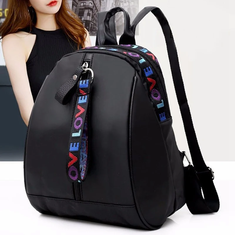 Women New Fashion Backpack Ribbon Pendant Durable Large Capacity Rucksack Oxford Cloth portable Female Backpack Femme sac 2021
Women New Fashion Backpack Ribbon Pendant Durable Large Capacity Rucksack Oxford Cloth portable Female Backpack Femme sac 2021