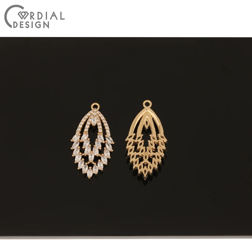 Cordial Design 20Pcs 16*33MM Jewelry Findings & Components/CZ Charms/Necklace Accessories/Hand Made/DIY Pendant For Earrings 
Cordial Design 20Pcs 16*33MM Jewelry Findings & Components/CZ Charms/Necklace Accessories/Hand Made/DIY Pendant For Earrings