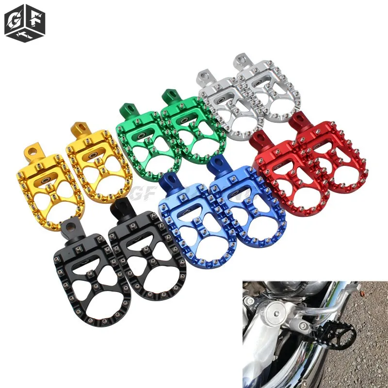 Motorcycle Steel Teeth Cleats Non-slip Wide Foot Pegs Footpegs Footrests for Harley Dyna Fatboy Wide Glide Sportster Bobber
Motorcycle Steel Teeth Cleats Non-slip Wide Foot Pegs Footpegs Footrests for Harley Dyna Fatboy Wide Glide Sportster Bobber