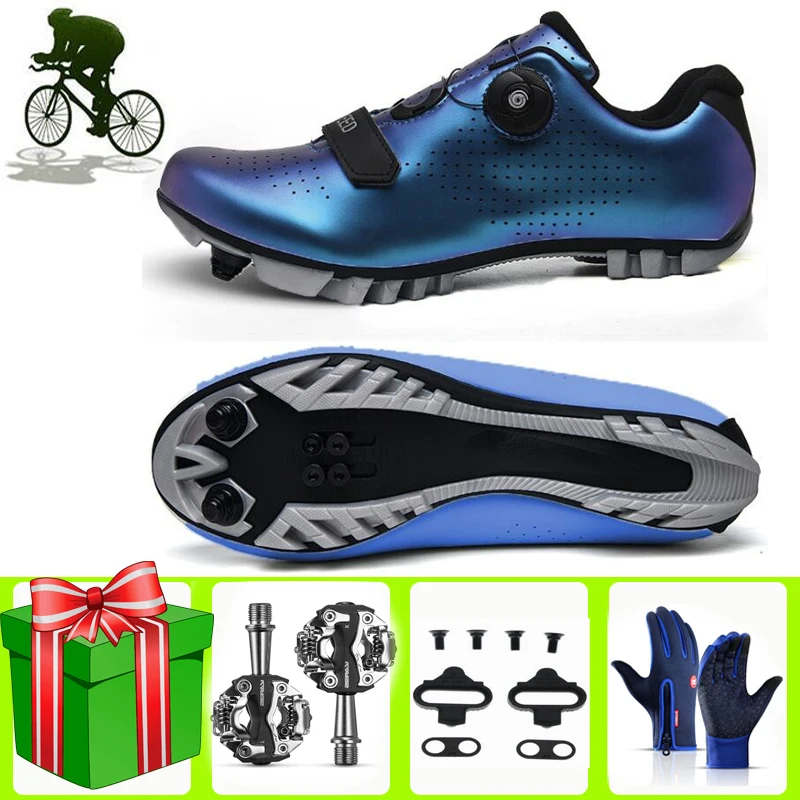 Self-Locking Cycling Shoes Sapatilha Ciclismo MTB Mountain Bike SPD Pedals Cleat Gloves Bicycle Racing Sports Men Sneakers Women 
Self-Locking Cycling Shoes Sapatilha Ciclismo MTB Mountain Bike SPD Pedals Cleat Gloves Bicycle Racing Sports Men Sneakers Women