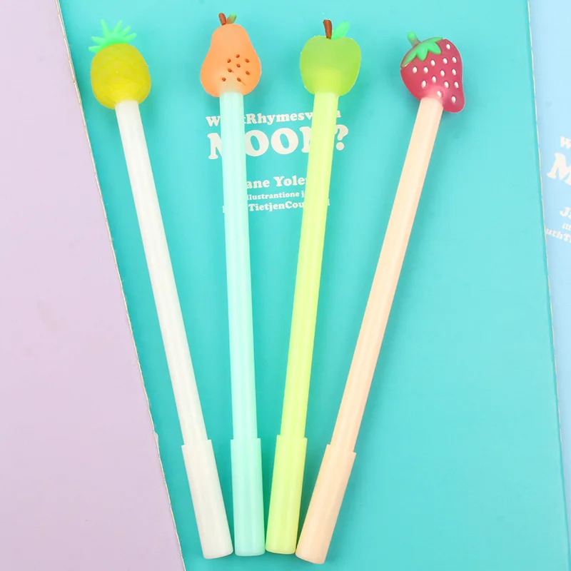 Office supplies creative school stationery cute and fresh fruit pie gel pen strawberry pear pineapple apple fruit tip pen
Office supplies creative school stationery cute and fresh fruit pie gel pen strawberry pear pineapple apple fruit tip pen