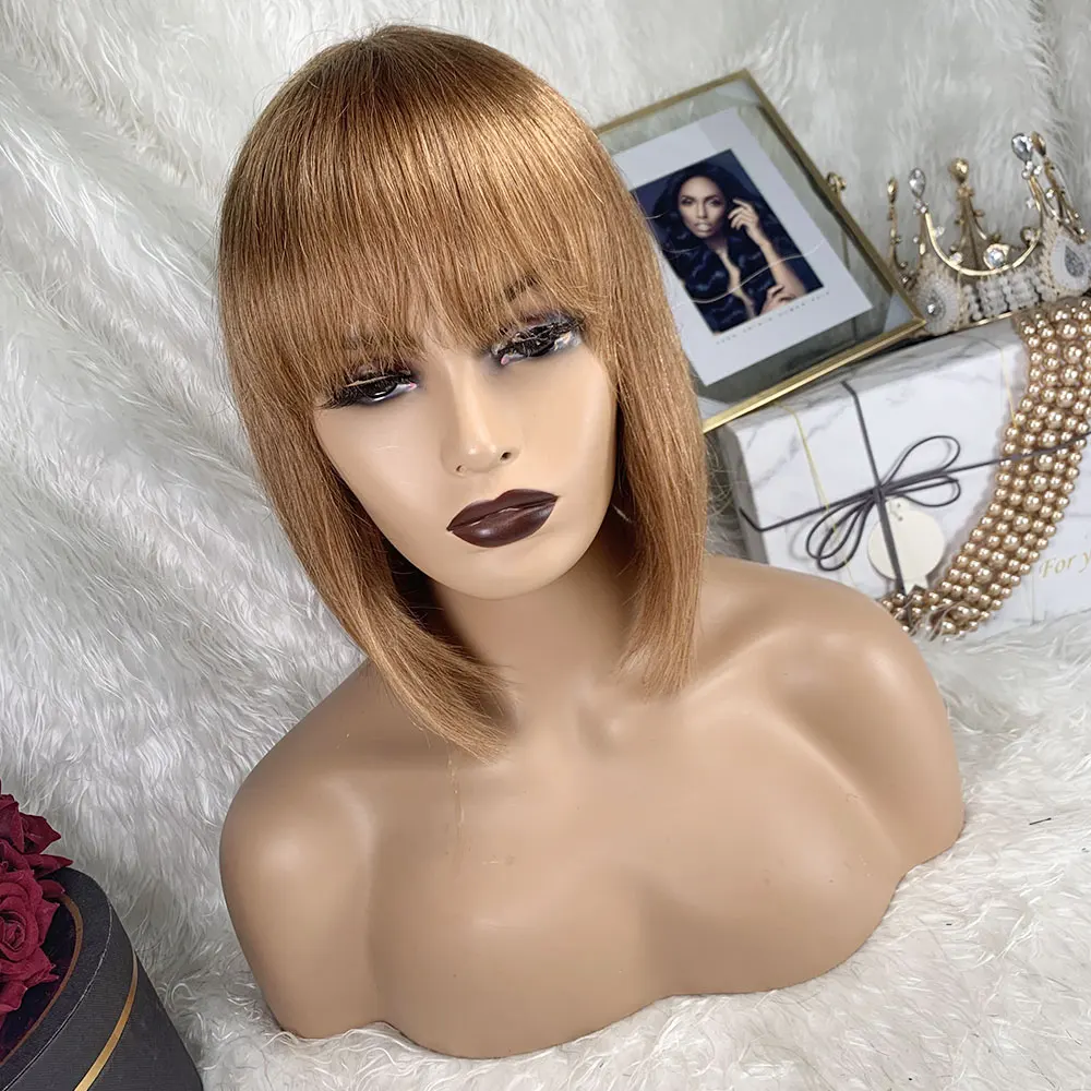 TOOCCI 180 Density Virgin Human Hair Ombre Bob Wigs With Bang Perruque Courte Fringe Brazilian Colored wigs for black women
TOOCCI 180 Density Virgin Human Hair Ombre Bob Wigs With Bang Perruque Courte Fringe Brazilian Colored wigs for black women