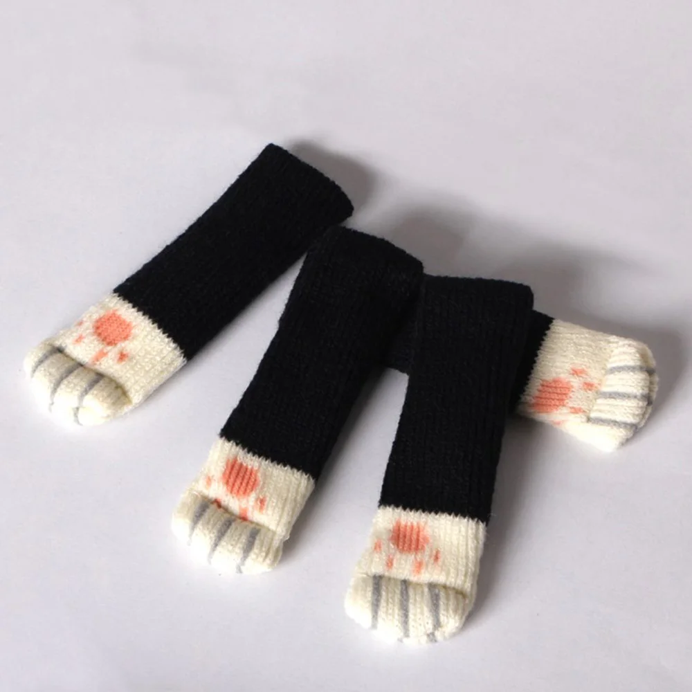 4pcs Chair Leg Socks Home Furniture Leg Floor Protectors Non-slip Table Legs Sleeve Cat Claw Chair Cover Knitting Socks
4pcs Chair Leg Socks Home Furniture Leg Floor Protectors Non-slip Table Legs Sleeve Cat Claw Chair Cover Knitting Socks