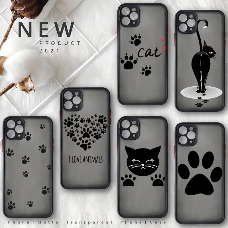Cute cat scratching Phone Case black matte transparent For iPhone 7 8 x xs xr 11 12 pro plus mini max Clear Funda
Cute cat scratching Phone Case black matte transparent For iPhone 7 8 x xs xr 11 12 pro plus mini max Clear Funda