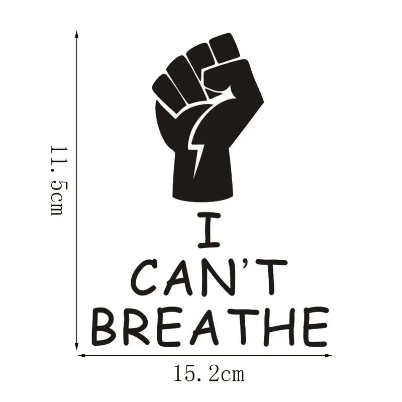 I Can't Breathe Letter Print Poster For George Floyd Competition Parade Demonstration Sign Remove PVC Sticker
I Can't Breathe Letter Print Poster For George Floyd Competition Parade Demonstration Sign Remove PVC Sticker