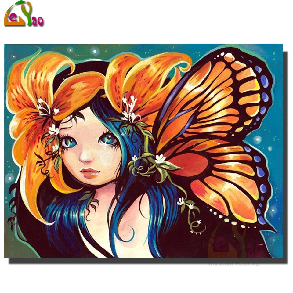 Butterfly Fairy Diamond Painting Cartoon Girl 5D Embroidery Mosaic Diy Cross Stitch Home Decoration Full Square Round Drill Sale
Butterfly Fairy Diamond Painting Cartoon Girl 5D Embroidery Mosaic Diy Cross Stitch Home Decoration Full Square Round Drill Sale