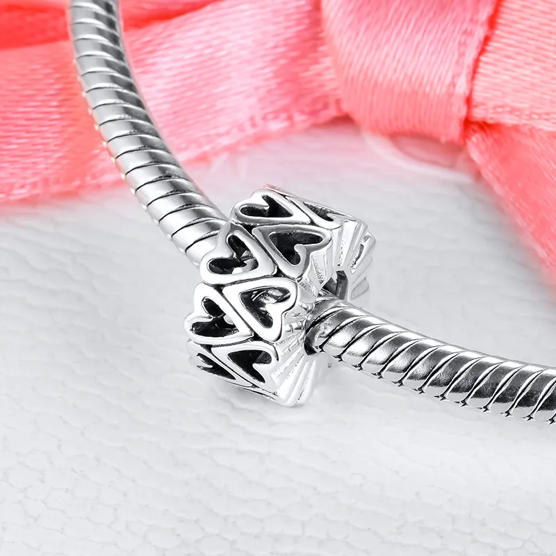 Openwork Freehand Heart Spacer Beads for Silver 925 Charms Bracelets 2020 Valentine Day Collection 925 Sterling Silver Jewelry
Openwork Freehand Heart Spacer Beads for Silver 925 Charms Bracelets 2020 Valentine Day Collection 925 Sterling Silver Jewelry