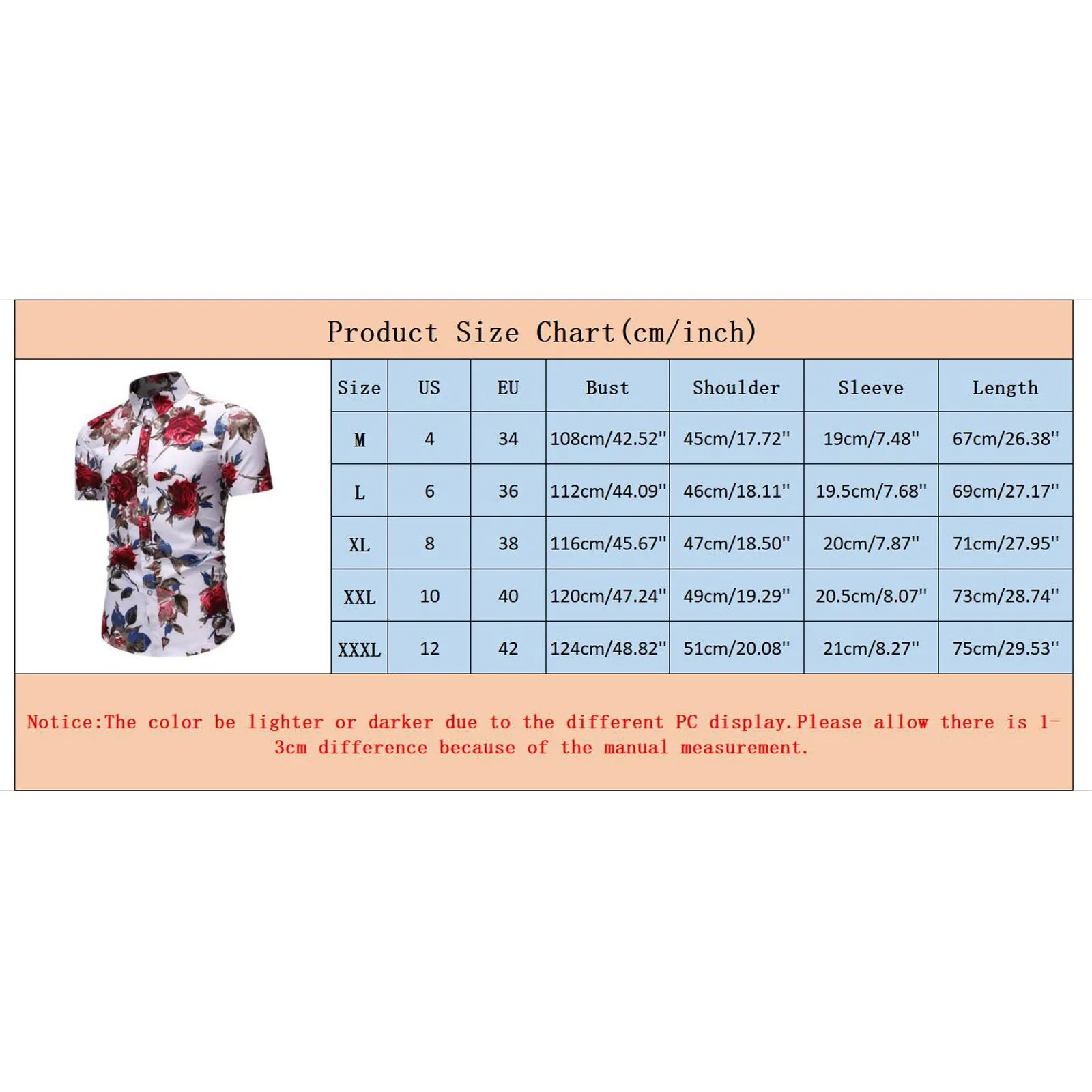 Men Summer Shirts Beach Style Flower Printed Hawaiian Shirts Casual Daily Short Sleeve Turn Down Collar Blouses Tops Camisa #T2G
Men Summer Shirts Beach Style Flower Printed Hawaiian Shirts Casual Daily Short Sleeve Turn Down Collar Blouses Tops Camisa #T2G