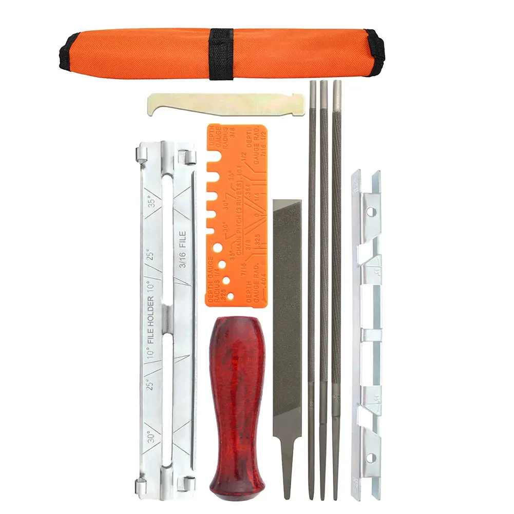 10pcs/Set Professional Chainsaw Chain Sharpening Kit Tool Set Hardwood Handle Round/Flat File Guide Bar File Sharpener Tools
10pcs/Set Professional Chainsaw Chain Sharpening Kit Tool Set Hardwood Handle Round/Flat File Guide Bar File Sharpener Tools