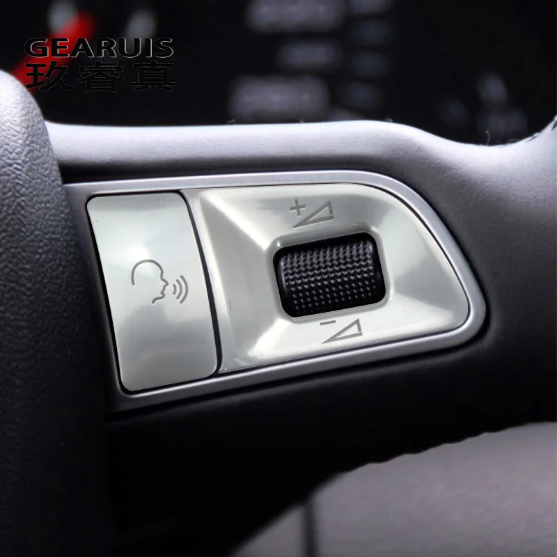 Стайлинг автомобиля для Audi Q7 4L 2006-2011 кнопка переключения рулевого колеса отделка