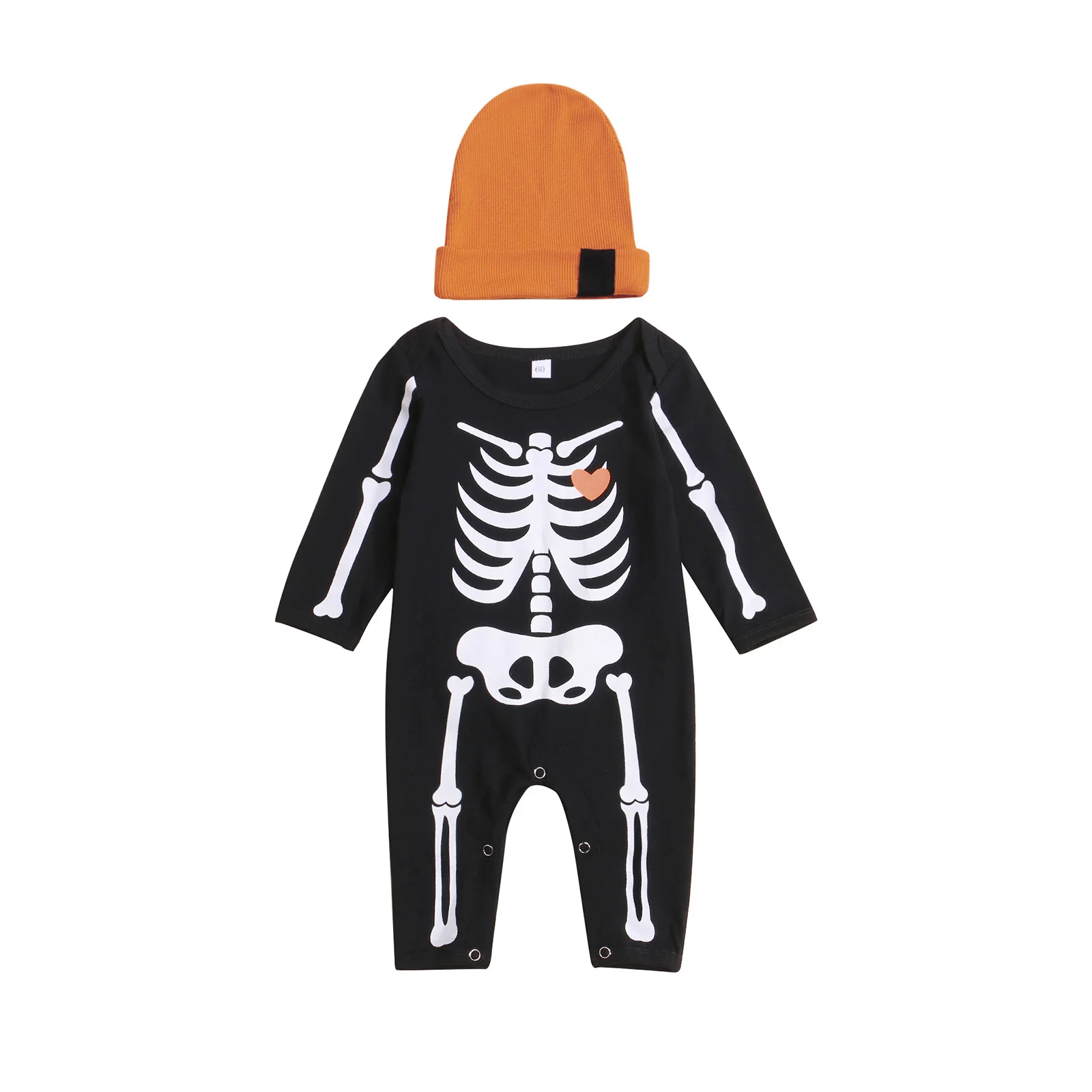 Children's Clothing Set Spring Fall Newborn Baby Clothes With Cap Kids Romper Bos Skeleton Print Round Neck Long Sleeve Jumpsuit
Children's Clothing Set Spring Fall Newborn Baby Clothes With Cap Kids Romper Bos Skeleton Print Round Neck Long Sleeve Jumpsuit